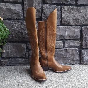 Ariat over the knee leather boots